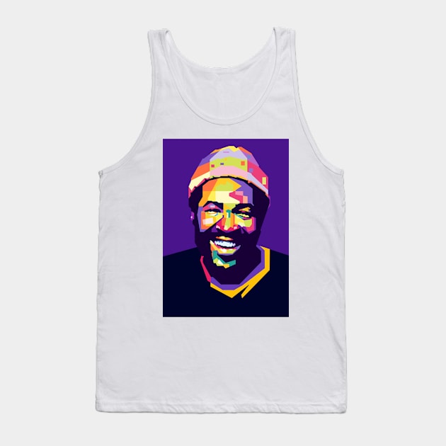 Marvin Gaye Tank Top by Zet Art